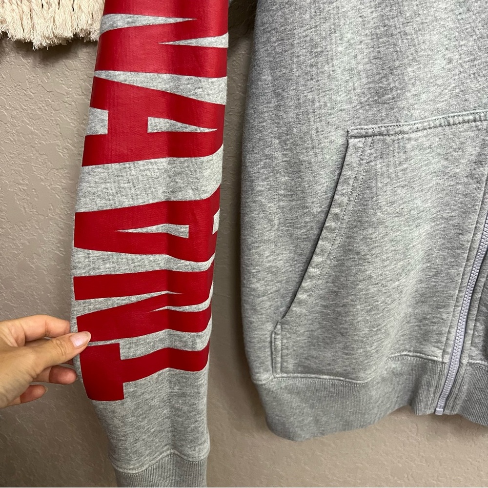 ariztia TNA gray women sz XS oversized hoodie - Picture 3 of 10